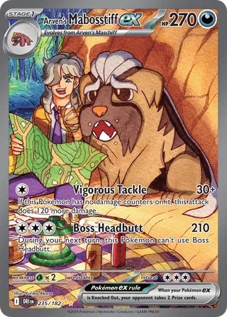 Arven's Mabosstiff ex 235/244 from Destined Rivals