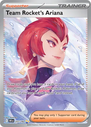 Team Rocket's Ariana 237/244 from Destined Rivals
