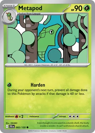 Metapod 2/190 from Journey Together