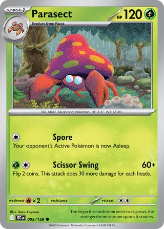 Parasect 5/190 from Journey Together