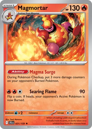 Magmortar 21/190 from Journey Together