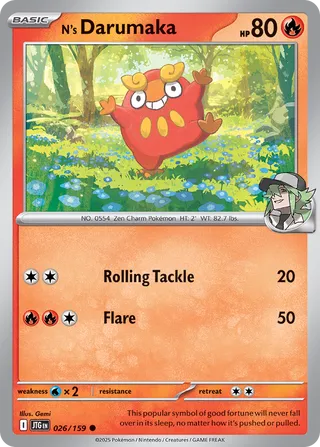 N's Darumaka 26/190 from Journey Together