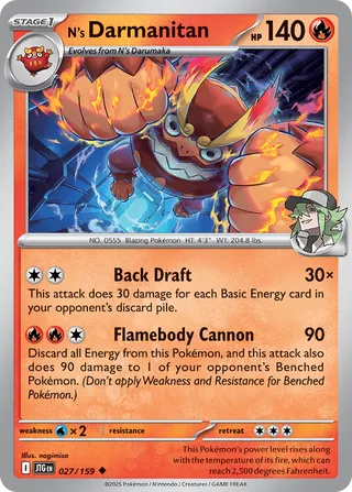 N's Darmanitan 27/190 from Journey Together