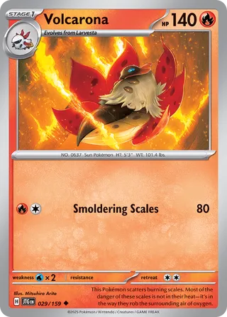 Volcarona 29/190 from Journey Together