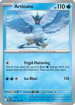 Articuno 32/190 from Journey Together