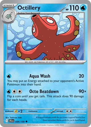 Octillery 34/190 from Journey Together