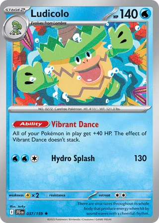 Ludicolo 37/190 from Journey Together