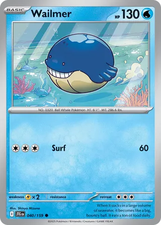 Wailmer 40/190 from Journey Together