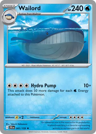 Wailord 41/190 from Journey Together