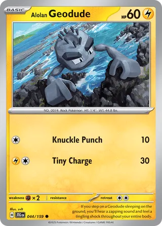 Alolan Geodude 44/190 from Journey Together
