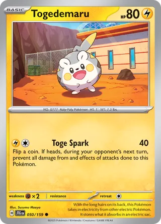Togedemaru 50/190 from Journey Together