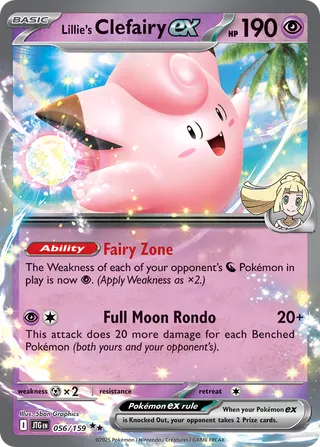 Lillie's Clefairy ex 56/190 from Journey Together