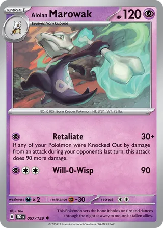 Alolan Marowak 57/190 from Journey Together