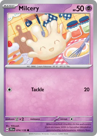 Milcery 74/190 from Journey Together