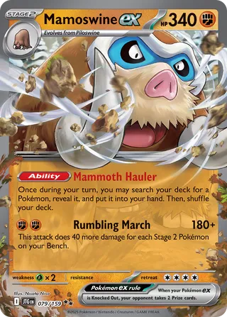 Mamoswine ex 79/190 from Journey Together