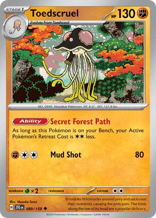 Toedscruel 89/190 from Journey Together