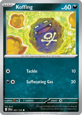 Koffing 91/190 from Journey Together