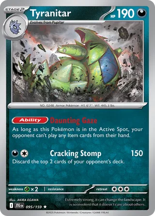 Tyranitar 95/190 from Journey Together