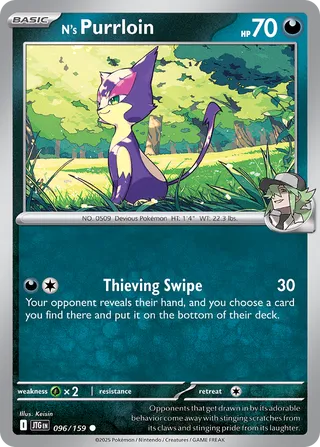 N's Purrloin 96/190 from Journey Together