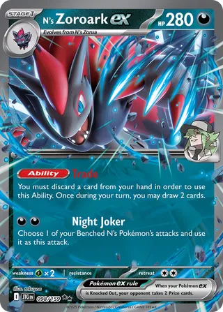 N's Zoroark ex 98/190 from Journey Together