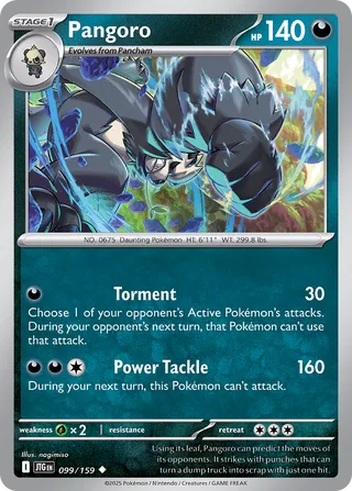 Pangoro 99/190 from Journey Together