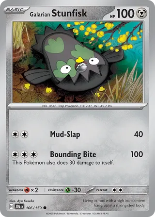 Galarian Stunfisk 106/190 from Journey Together