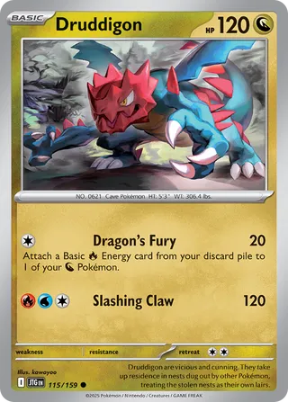 Druddigon 115/190 from Journey Together