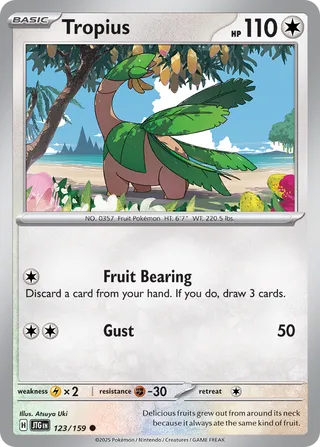 Tropius 123/190 from Journey Together