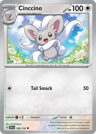 Cinccino 126/190 from Journey Together