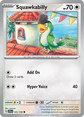 Squawkabilly 141/190 from Journey Together