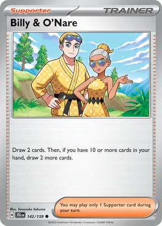 Billy & O'Nare 142/190 from Journey Together