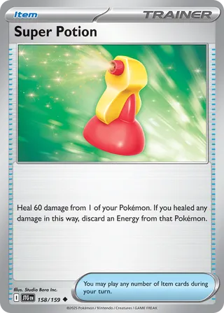 Super Potion 158/190 from Journey Together