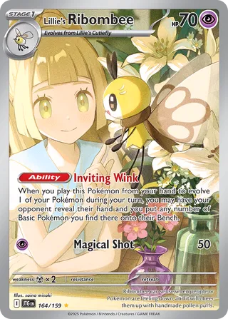 Lillie's Ribombee 164/190 from Journey Together