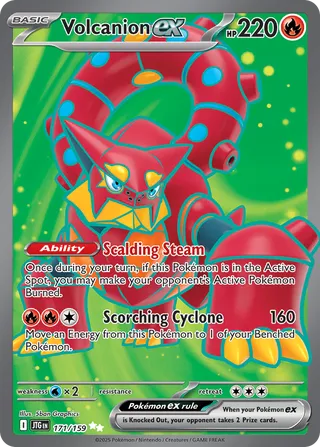 Volcanion ex 171/190 from Journey Together