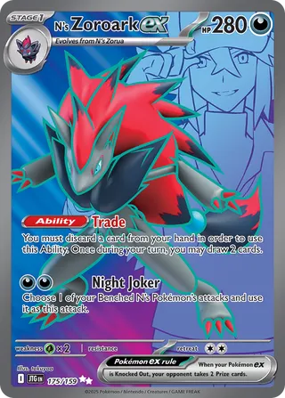 N's Zoroark ex 175/190 from Journey Together