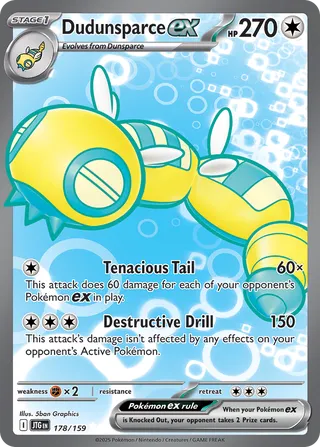 Dudunsparce ex 178/190 from Journey Together