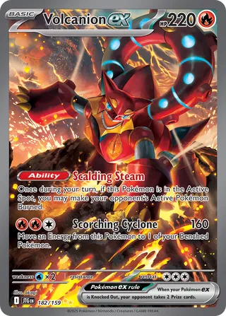 Volcanion ex 182/190 from Journey Together