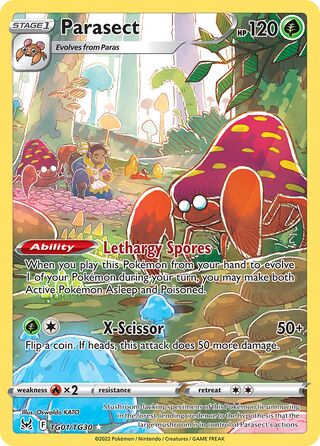 Parasect 1/30 from Lost Origin (Trainer Gallery)