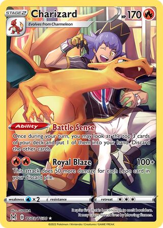 Charizard 3/30 from Lost Origin (Trainer Gallery)