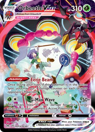 Orbeetle VMAX 13/30 from Lost Origin (Trainer Gallery)