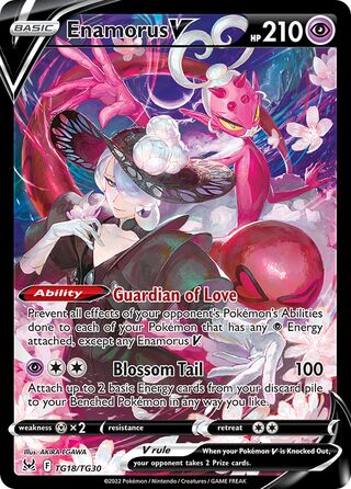 Enamorus V 18/30 from Lost Origin (Trainer Gallery)