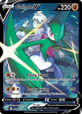 Gallade V 19/30 from Lost Origin (Trainer Gallery)