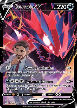 Eternatus V 21/30 from Lost Origin (Trainer Gallery)