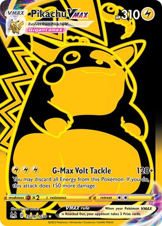 Pikachu VMAX 29/30 from Lost Origin (Trainer Gallery)