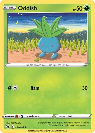 Oddish 1/217 from Lost Origin
