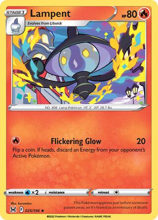 Lampent 25/217 from Lost Origin