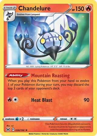 Chandelure 26/217 from Lost Origin