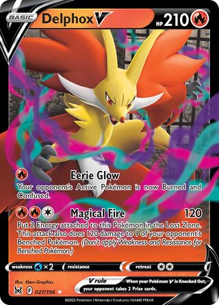 Delphox V 27/217 from Lost Origin