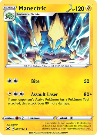 Manectric 55/217 from Lost Origin
