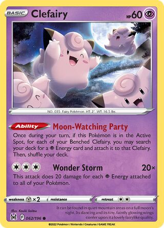 Clefairy 62/217 from Lost Origin